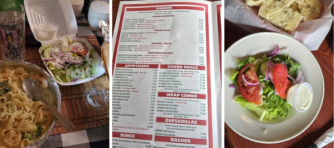 Ciao's Pizza Menu