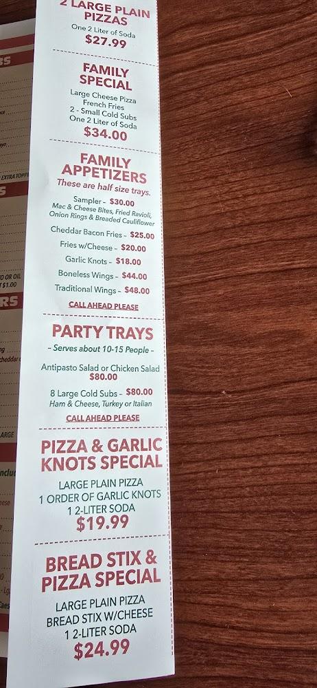 Ciao's Pizza Menu image 3