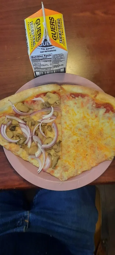 One Plain One Onions and Mushrooms